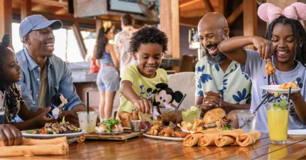 Disney plus subscribers receive a free Disney Dining plan when they travel July 1 - September 30, 2024